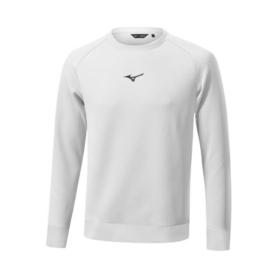 Cazadoras Mizuno G-style Crew Hombre - Blancos - Chile M867DCKBOF